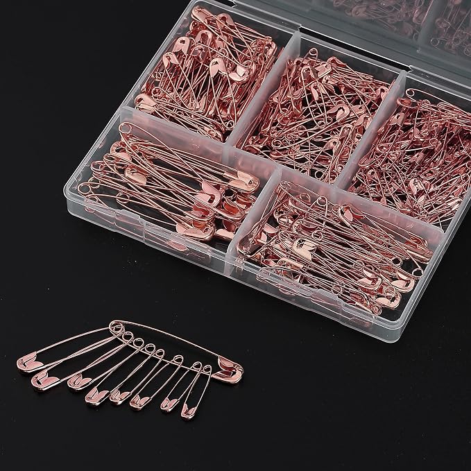 Mr. Pen- Safety Pins, 300 Pack, Small & Large Sizes, Nickel Plated Steel