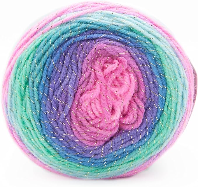 Lion Brand Mandala Sparkle Yarn | Draco | Pack of 2