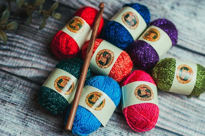 Lion Brand Yarn Yarn, 8 x 38.3 yd/35 m, Celebrate, 672 Foot (Pack of 2)