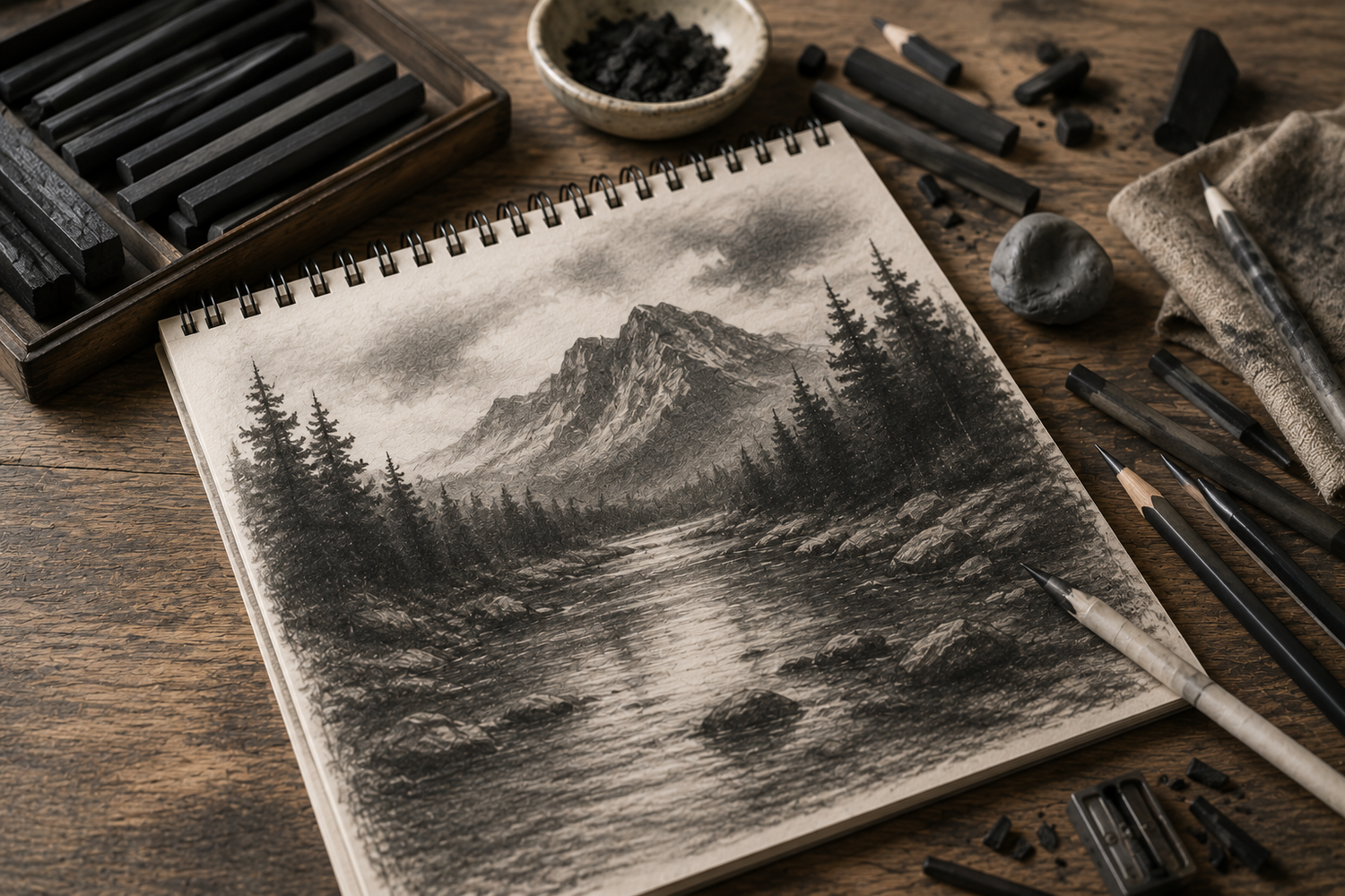 Charcoal Drawing