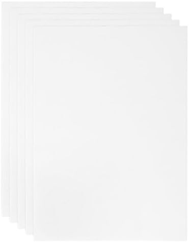 PATIKIL 5x7 Canvas Boards for Painting, 6 Pack 100% Cotton Square Triple Primed Stretched Blank Art Canvas Panel Bulk Thin for Acrylic, Oil, Tempera Paints, White