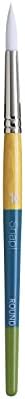 Darice Round Paintbrush - White Synthetic - Multicolored - Size 10 (PAB98511)