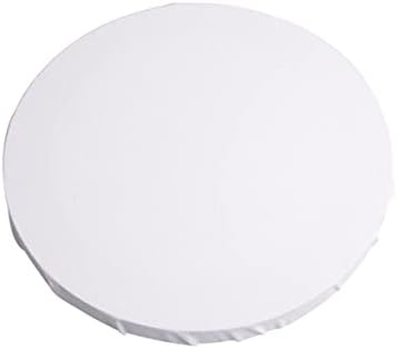 4 Pack Artist Blank Canvas, 10cm Stretched Canvas Frames Panel Board, Round Art Board for Acrylic Oil Painting
