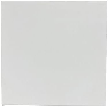 Artist's Loft 12 Count 8” x 8” Super Value Canvas Necessities - Acid Free Cotton Canvas for Paint, Acrylic, & Oils - 1 Pack