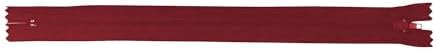 Mandala Crafts 100 PCs Burgundy Closed-End 8 Inches Nylon Zipper for Sewing