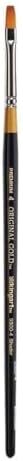 KINGART Premium Original Gold 9300-4 Flat Shader Series Artist Brush, Golden Taklon Synthetic Hair, Short Handle, for Acrylic, Watercolor, Oil and Gouache Painting, Size 4