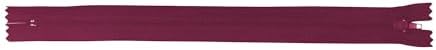 Mandala Crafts 100 PCs Maroon Closed-End 6 Inches Nylon Zippers for Sewing