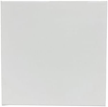 Artist's Loft 12 Count 8” x 8” Super Value Canvas Necessities - Acid Free Cotton Canvas for Paint, Acrylic, & Oils - 1 Pack