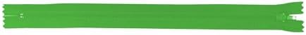 Mandala Crafts 80 PCs Green Closed-End 16 Inches Nylon Zippers for Sewing