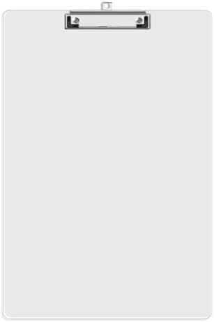 Extra Large Clipboard, 11 x 17 Clear Plastic Drawing Board