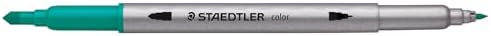 Staedtler Double-Ended Fiber-Tip Pens, Non-Permanent Ink, Fine & Bold Writing and Coloring Tips, 120 Assorted Colors, 3200 TB120, Multicoloured (3200 TB120ST)
