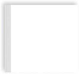 100 Sheets Blank White Cardstock 5x5 Thick Paper 130lb/350gsm