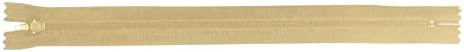 Mandala Crafts 40 PCs Khaki Closed-End 28 Inches Nylon Zippers for Sewing