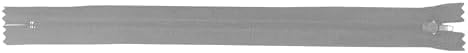 Mandala Crafts 100 PCs Gray Closed-End 7 Inches Nylon Zippers for Sewing
