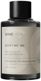 VINEVIDA [4oz] Roasted Pine Fragrance Oil for Candle Making and Soap Making - Premium Candle Scents for Soy Candles