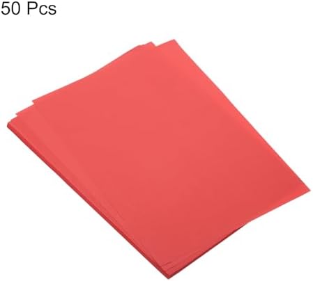 MECCANIXITY 50 Sheet Origami Paper Double Sided Cream Red 11.7 x 8.3 Inch Square Sheet for Art Craft Project, Beginners, Gifts Decor