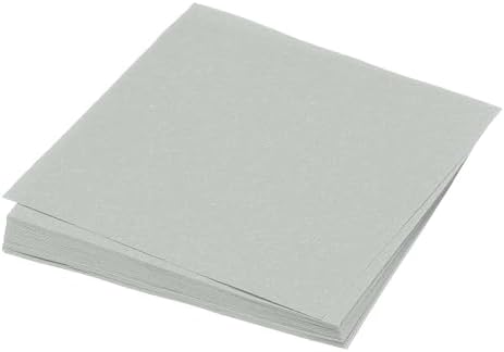 MECCANIXITY 50 Sheet Origami Paper Double Sided Light Gray 5.5 x 5.5 Inch Square Sheet for Art Craft Project, Beginners, Gifts Decor