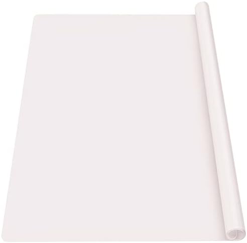 Gartful Extra Large Silicone Mat for Crafts, 25.2 x 17.7 inches Epoxy Resin Jewelry Casting Molds Premium Silicone Placemat Nonskid Nonstick Countertop Protector, Beige