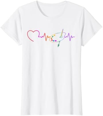 Funny Paint Palette Brush Artist Painter Art Teacher Men Kid T-Shirt