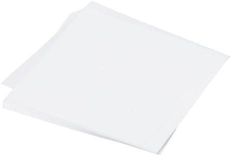 MECCANIXITY 50 Sheet Origami Paper Double Sided White 5.5x5.5 Inch Square Sheet for Art Craft Project, Beginners, Gifts Decor