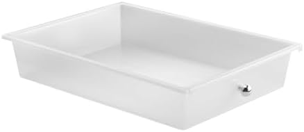 Simply Tidy 10 Drawer Clear Rolling Cart - Mobile Organizer with Removable Drawers, Swivel & Locking Casters, Durable Tubular Frame - 1 Set