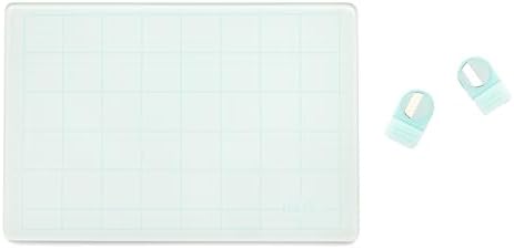 We R Memory Keepers Magnetic Glass Crafting Mat 9x6 - Heavy Duty, Perfect for Cutting, Paint Mixing, Scrapbooking, Crafts, and More
