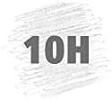 STAEDTLER Mars Lumograph 10H Graphite Art Drawing Pencil, Very Hard, Break-Resistant Bonded Lead, 12 Pack, 100-10H