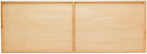 Narrow Wood Canvas 12 x 36 x 3/4-inch Wooden Sign Blanks with Frame for Panoramic Style Photo Display, by Woodpeckers
