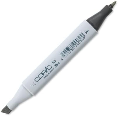 Copic Classic, Dual-Tip Alcohol Marker, W2-Copic, Warm Gray