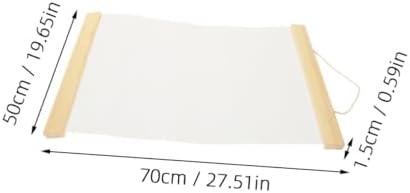 NUOBESTY Blank Canvas for Painting Cotton Oil Painting Canvas for Acrylics Watercolors and DIY Crafts for Artists and Boys and Girls Creative Projects