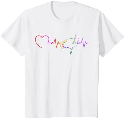 Funny Paint Palette Brush Artist Painter Art Teacher Men Kid T-Shirt