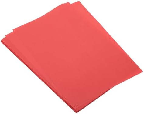MECCANIXITY 50 Sheet Origami Paper Double Sided Cream Red 11.7 x 8.3 Inch Square Sheet for Art Craft Project, Beginners, Gifts Decor