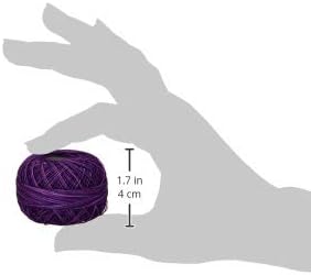 Lizbeth Size 80 HH80177 HH80 Cotton Thread 184 Yds 10G, Elderberry Jam