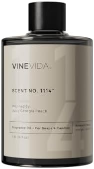 VINEVIDA [16oz] Juicy Georgia Fragrance Oil for Candle Making - Made in USA Scents for Soap Making - Natural Candle Fragrance Oil