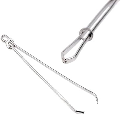Martelli Locking Tweezers, 3 Inch Point Turner and Fabric Grip Tool for Sewing and Quilting Notions and Accessories - Quilting Tools - Sewing Supplies