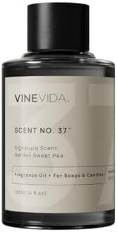VINEVIDA [4oz] Garden Sweet Pea - Fragrance Oil for Candle & Soap Making - Natural Candle Scents Made in USA