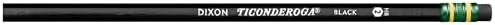 Ticonderoga Wood-Cased Pencils, #2 HB Soft, Black, 12 Count