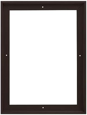 Pixy Canvas Floater Frame 36x48 for 3/4 (0.75) inch Deep Canvas Paintings/Canvas Prints/Wood Canvas Panels/Wall Art/Wall Decor/Home Decor/Artwork (Dark Walnut, 36 x 48 inch, Portrait)