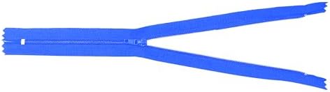 Mandala Crafts 100 PCs Blue Closed-End 9 Inches Nylon Zippers for Sewing