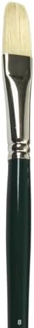 Winsor & Newton Winton Hog Flat #8 Bristle Brush
