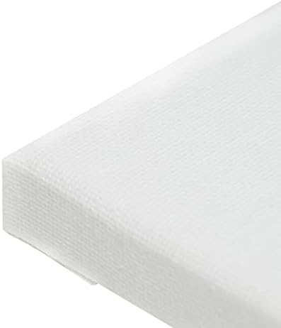 Artist's Loft 12 Count 8” x 8” Super Value Canvas Necessities - Acid Free Cotton Canvas for Paint, Acrylic, & Oils - 1 Pack