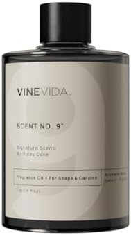 VINEVIDA [16oz] Birthday Cake Fragrance Oil for Candle and Soap Making - Made in USA Natural Scents