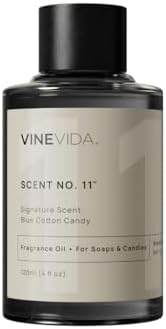 VINEVIDA [4oz] Blue Cotton Candy Fragrance Oil - USA Scents for Candle & Soap Making