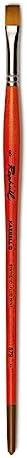 Raphael Kaerell Long Handle Oil & Acrylic Brush, Flat, 8, Natural