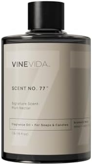 VINEVIDA [16oz] Scent No.77 Fragrance Oil for Candle Making and Soap Making - Premium Candle Scents for Soy Candles