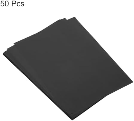 MECCANIXITY 50 Sheet Origami Paper Double Sided Cream Black 11.7 x 8.3 Inch Square Sheet for Art Craft Project, Beginners, Gifts Decor