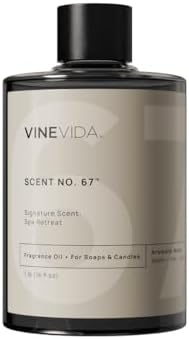 VINEVIDA [16oz] Spa Retreat Fragrance Oil for Candle Making and Soap Making - Premium Candle Scents for Soy Candles