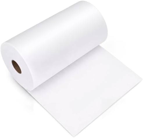 Peryiter 1 Roll 10" x 100 yd Tear‑Away Embroidery Stabilizer 25μm Backing Stabilizer for Embroidery Lightweight Sewing Stabilizers for Hand Sewing Machine