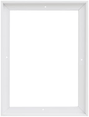 Pixy Canvas Floater Frame 5x6 for 3/4 (0.75) inch Deep Canvas Paintings/Canvas Prints/Wood Canvas Panels/Wall Art/Wall Decor/Home Decor/Artwork (White, 5 x 6 inch, Portrait)
