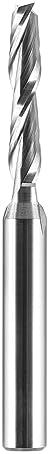 SpeTool Carbide CNC Router Bits 3/16 inch Cutting Diameter Up Cut Router Bit with 1/4 inch Shank Suitable for CNC Engrave Carving